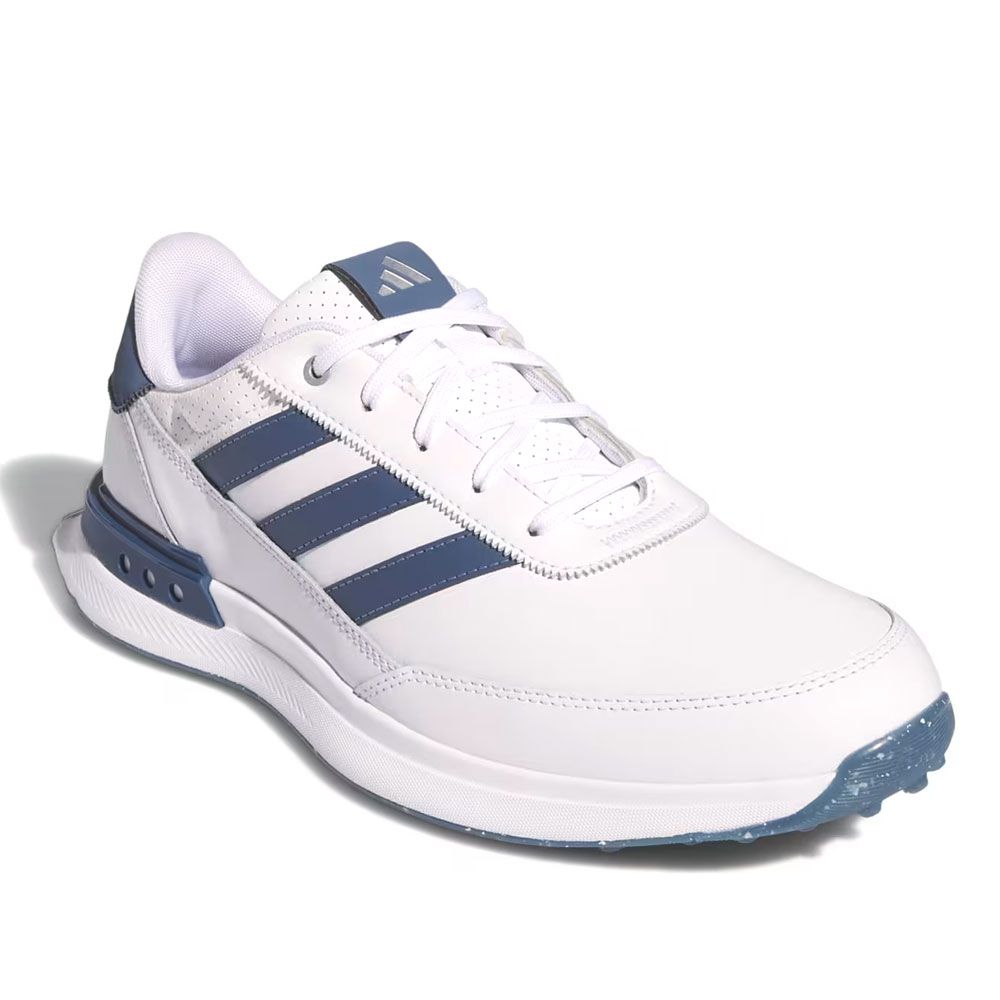 ADIDAS adidas S2G 24 Spikeless Leather Golf Shoes White Navy IF6606