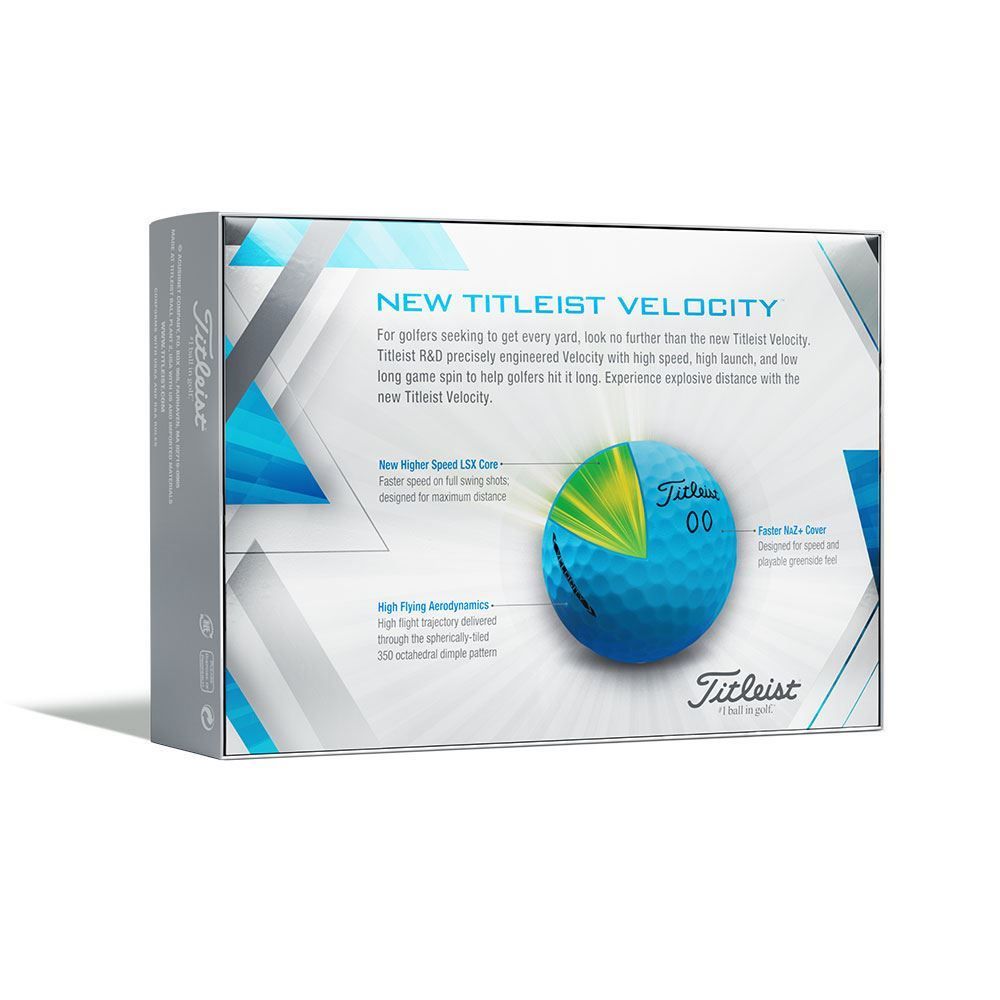 TITLEIST Titleist Velocity Blue Golf Balls 2022