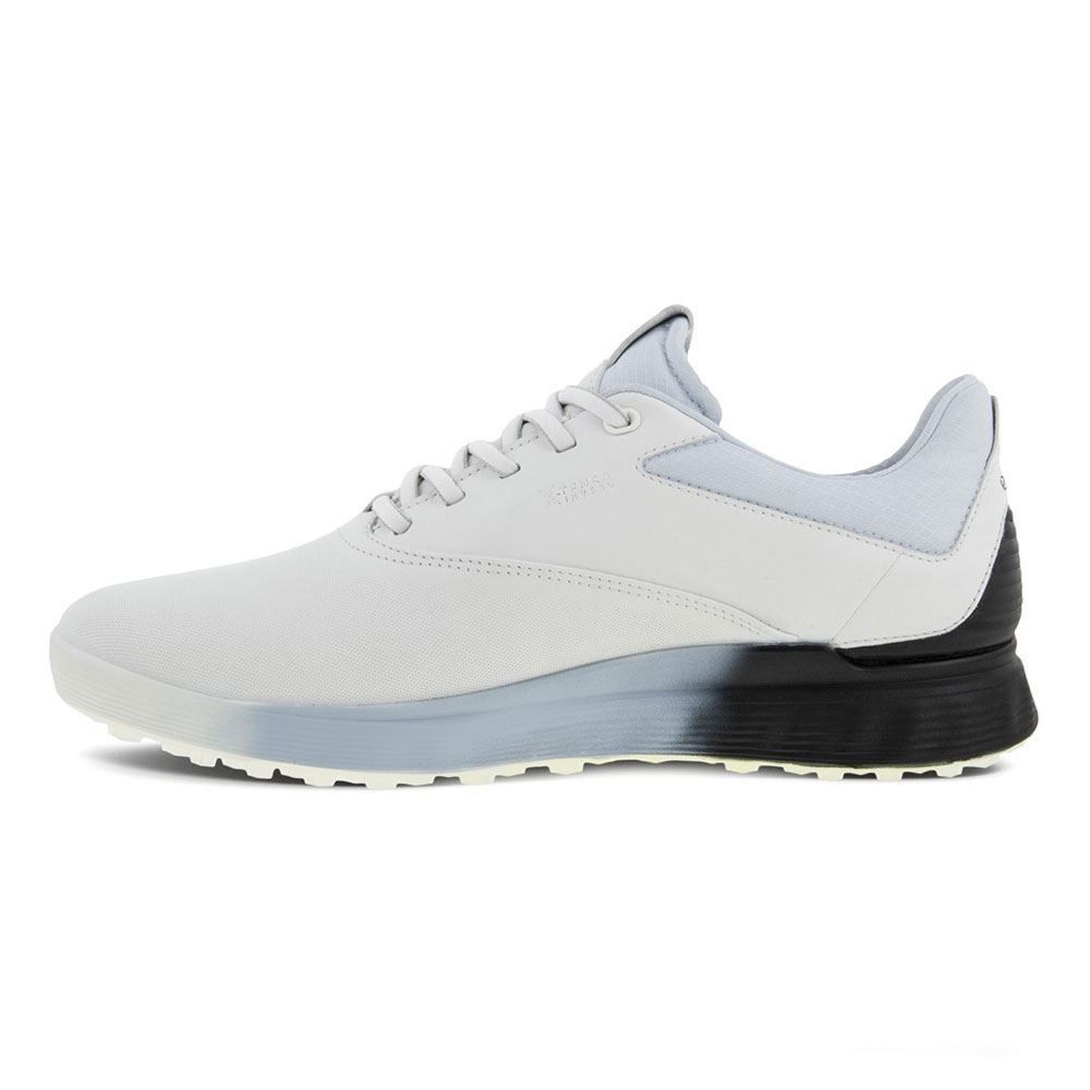 ECCO Ecco Golf Shoes S-Three White Black Air 102944 60613