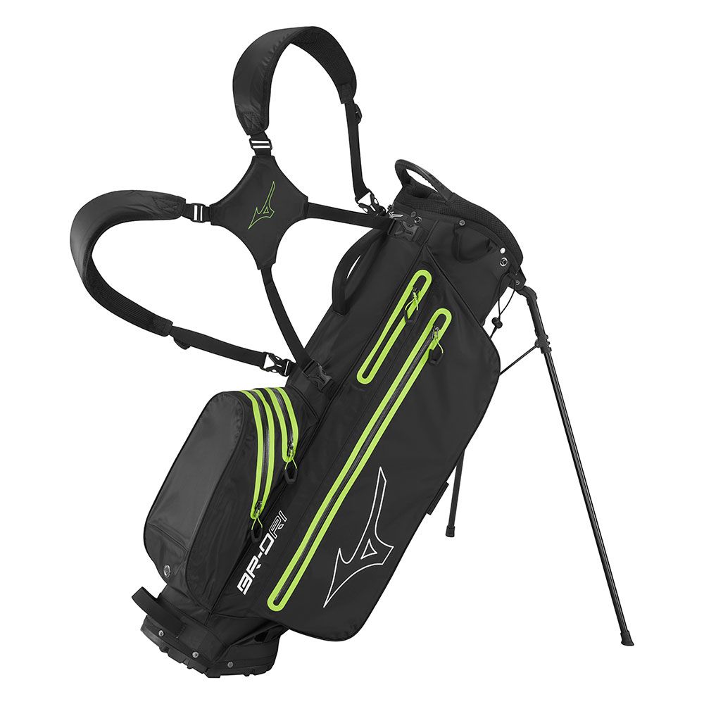 MIZUNO Mizuno BR-DRI Stand Bag Black Green