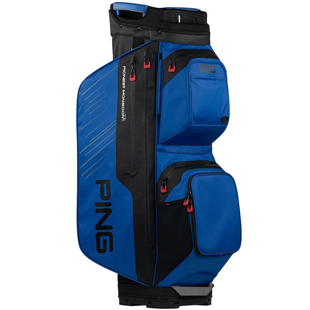 PING Ping Pioneer Monsoon 231 Cart Bag BLU/BLK