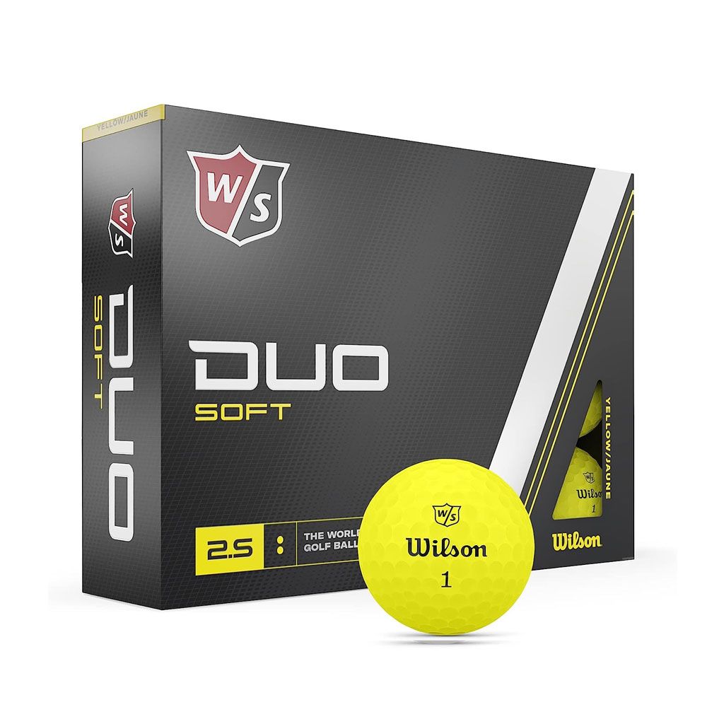 WILSON Wilson DUO Soft Yellow Golf Balls 2023