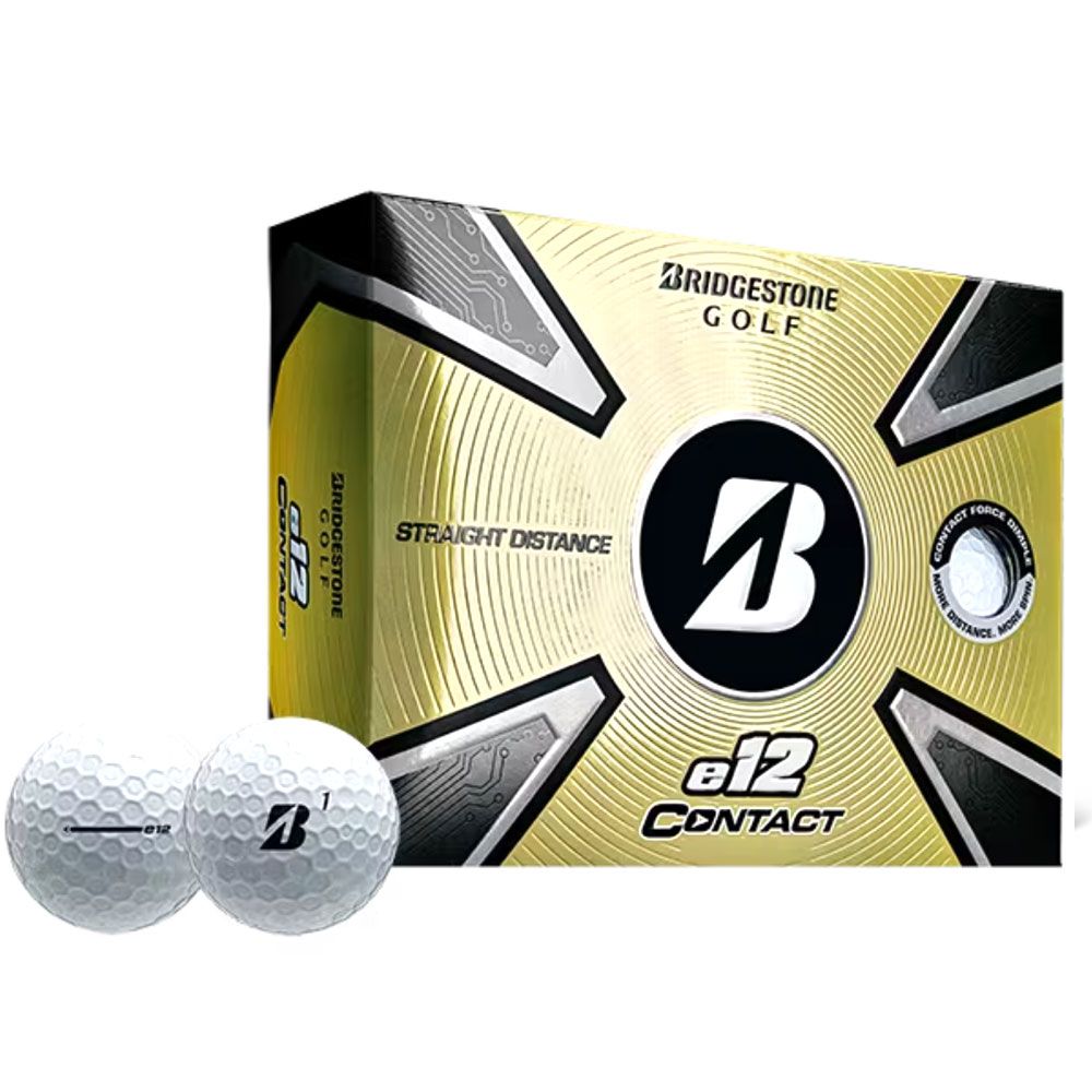 BRIDGESTONE Bridgestone E12 Contact White Golf Balls