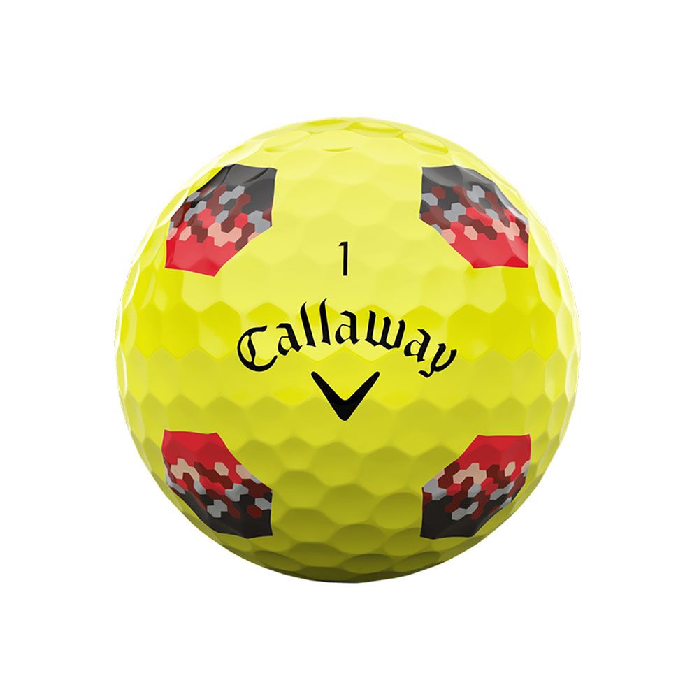 CALLAWAY Callaway Chrome Soft TruTrack Yellow Dozen Pack