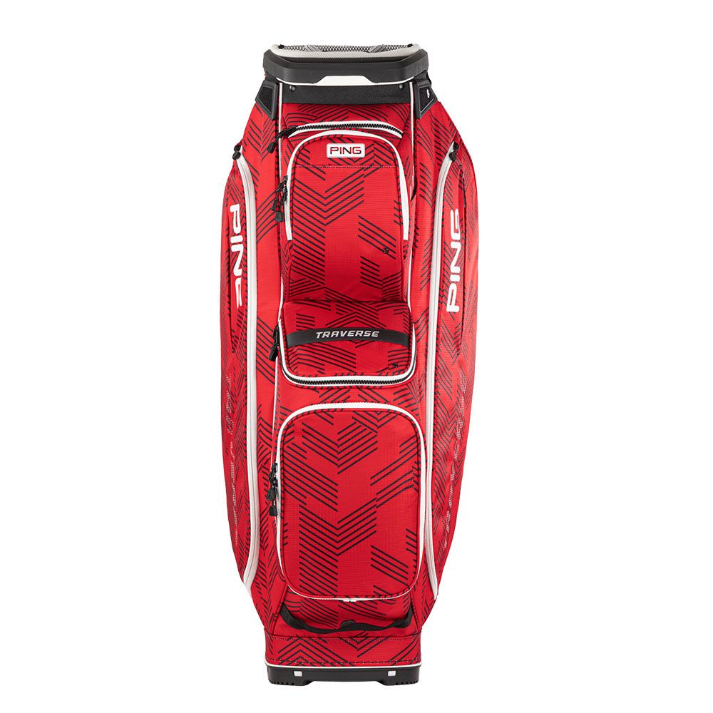 PING Ping Traverse Cart Bag Scarlet 2025