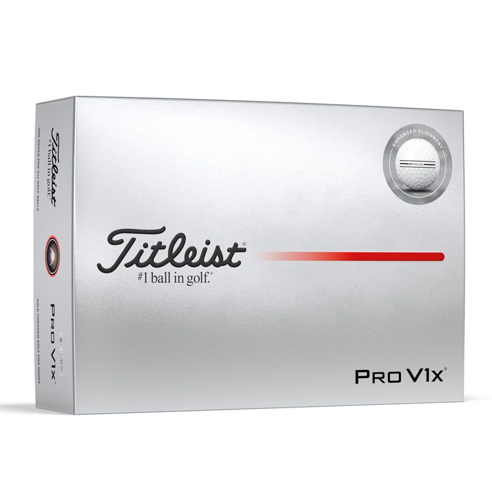 TITLEIST Titleist 2025 PRO V1x White Enhanced Align Dozen Golf Balls