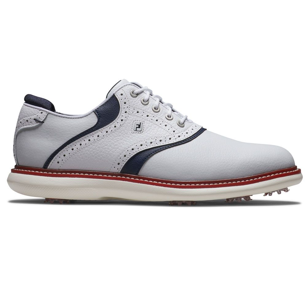 FOOTJOY Footjoy Traditions Limited Edition Golf Shoes White Red 57958