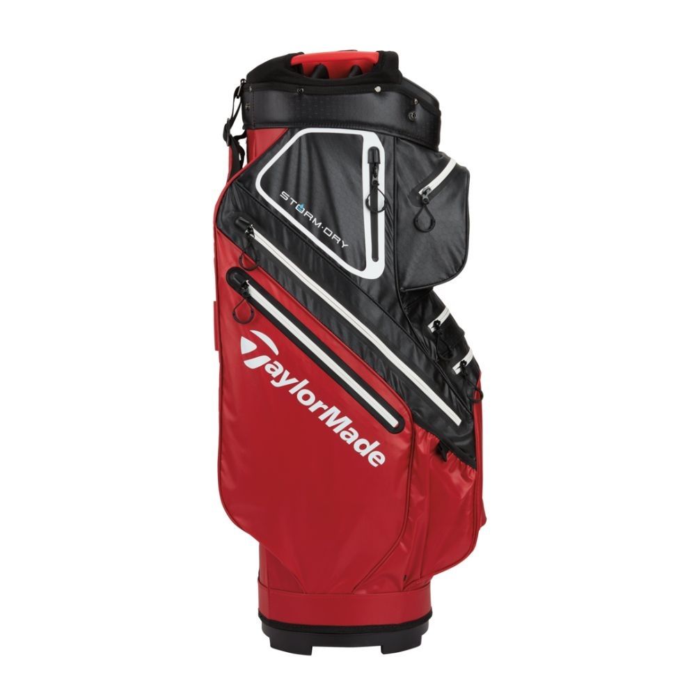 TAYLORMADE TaylorMade Storm Dry Waterproof Cart Bag - Red/Black