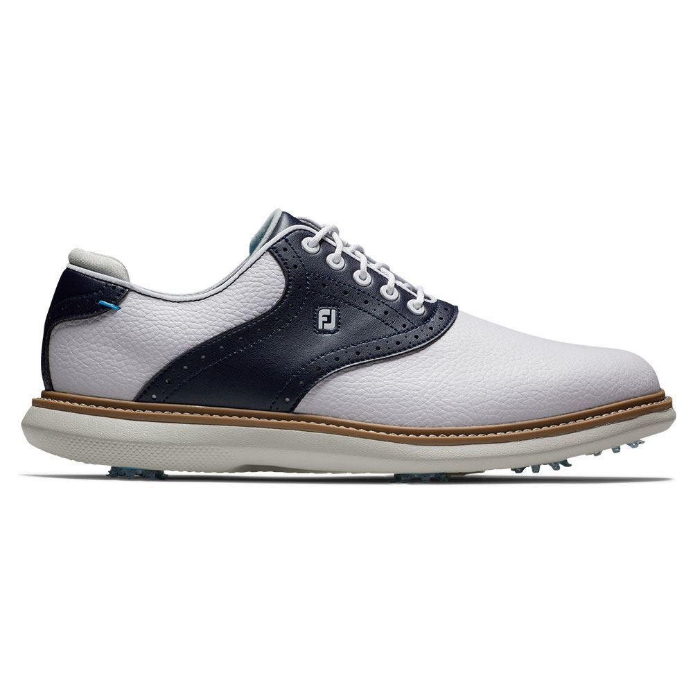 FOOTJOY Footjoy Traditions Golf Shoes White Navy 57899