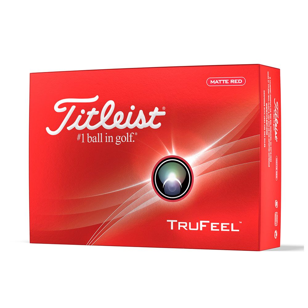 TITLEIST Titleist TruFeel Red Golf Balls 2024