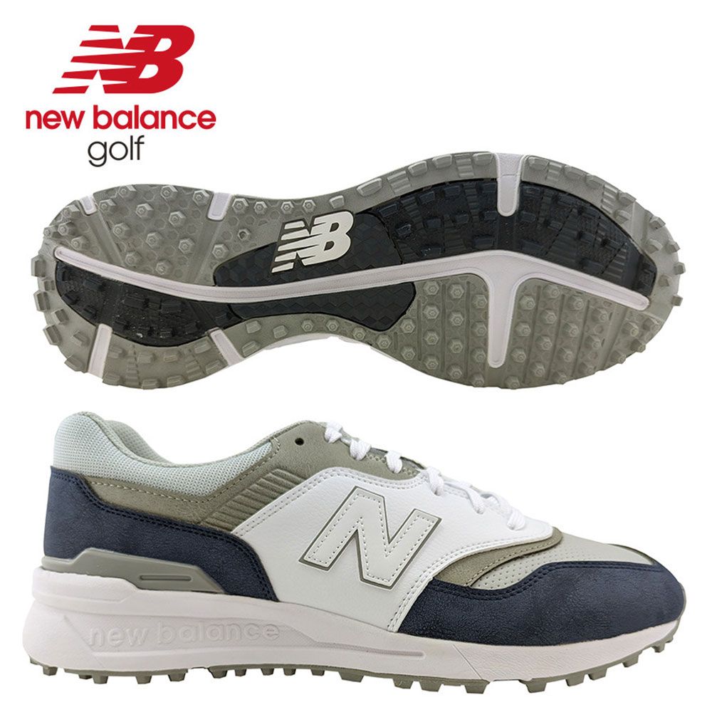 NEW BALANCE New Balance 997 SL Golf Shoes White Navy MG997S