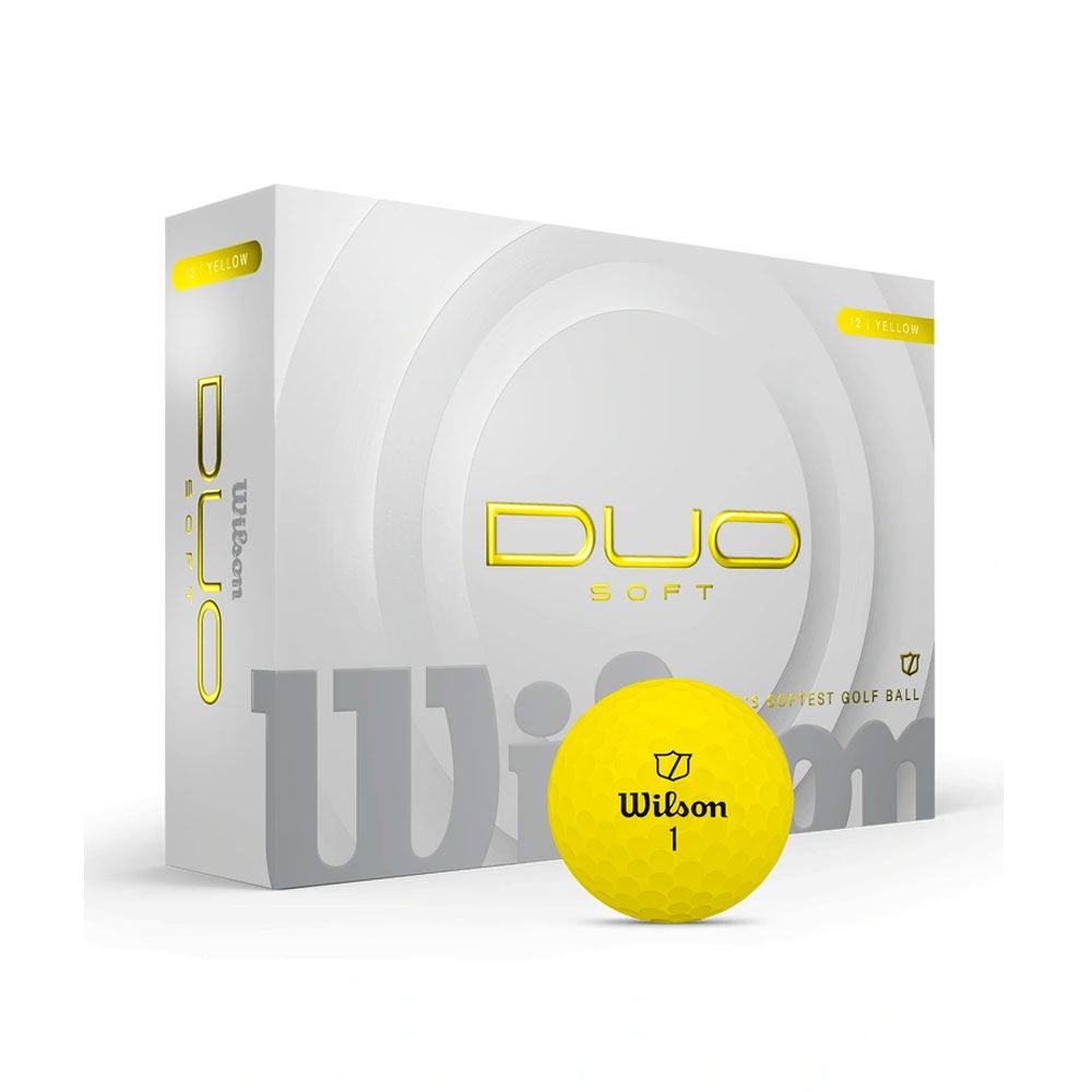 WILSON Wilson Duo Soft Yellow Golf Balls 2025