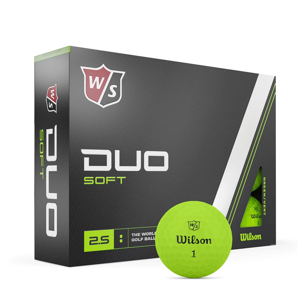 WILSON Wilson DUO Soft Green Golf Balls 2023