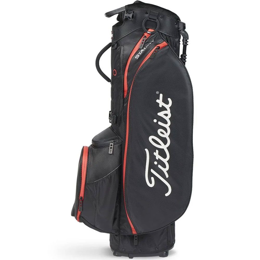 TITLEIST Titleist Players 5 Stand Bag - BLK/BLK/RED