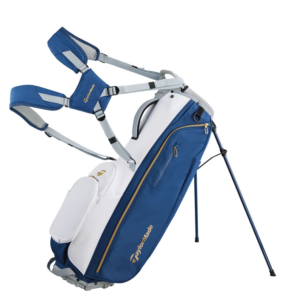 TAYLORMADE TaylorMade Kalea Gold Stand Bag Navy Grey