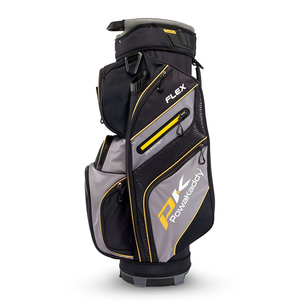 POWAKADDY Powakaddy Flex Cart Bag Grey Yellow 2025