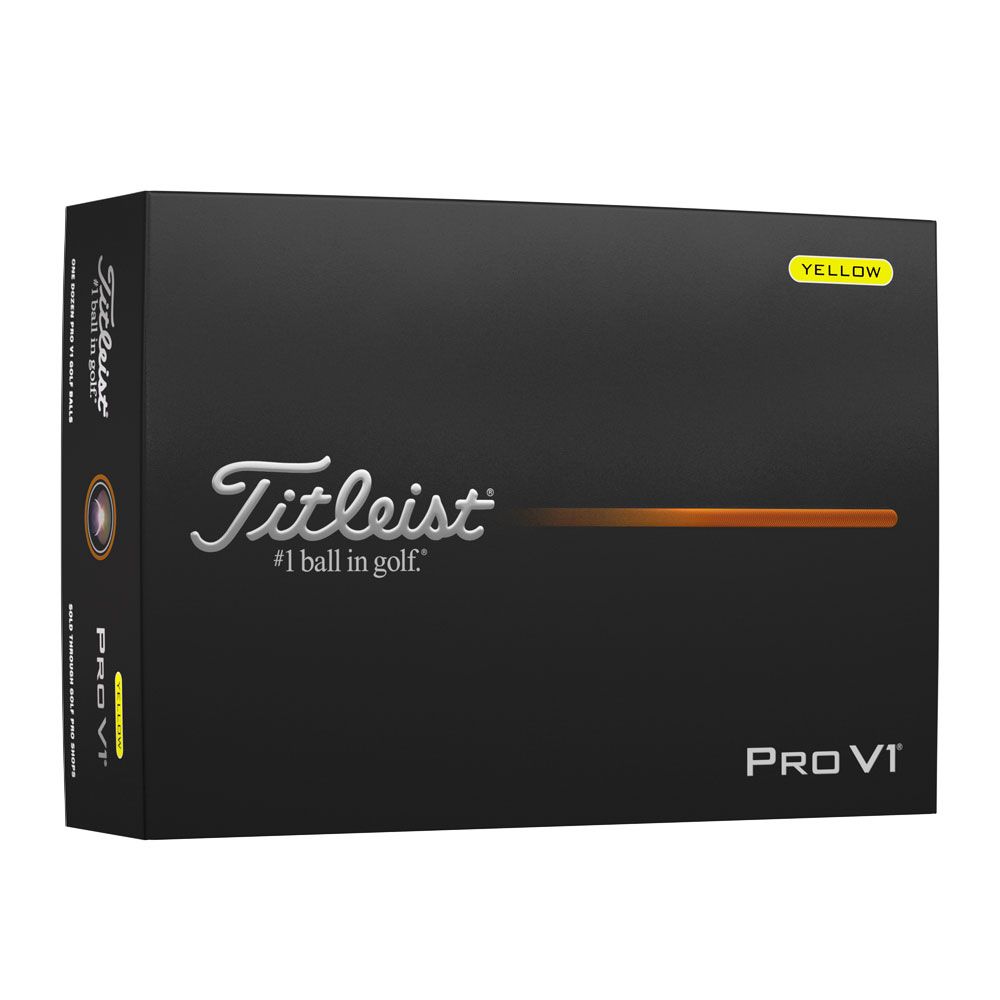 TITLEIST Titleist 2025 PRO V1 Yellow Dozen Golf Balls