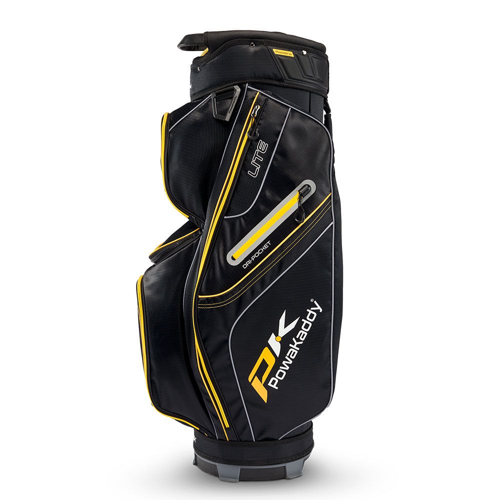 POWAKADDY Powakaddy Lite Cart Bag Black Yellow