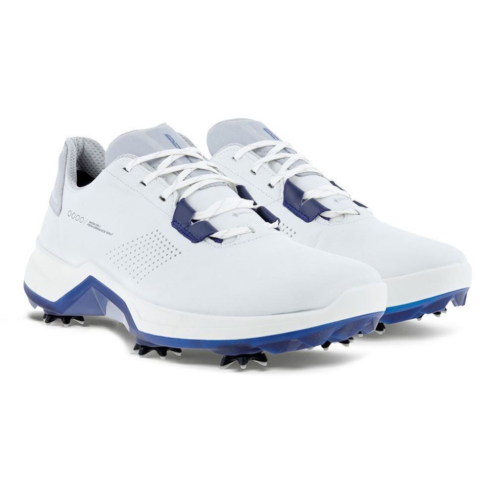 ECCO Ecco BIOM G5 Golf Shoes White/Blue