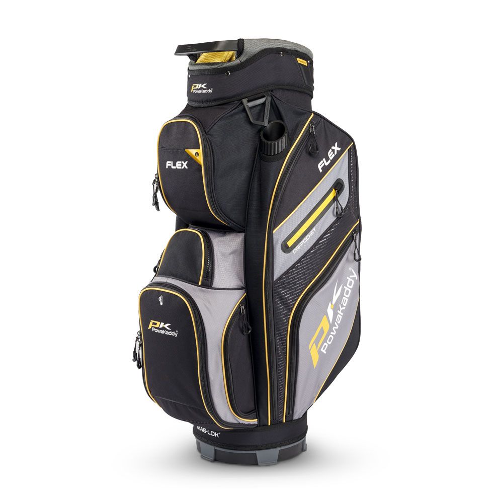 POWAKADDY Powakaddy Flex Cart Bag Grey Yellow 2025