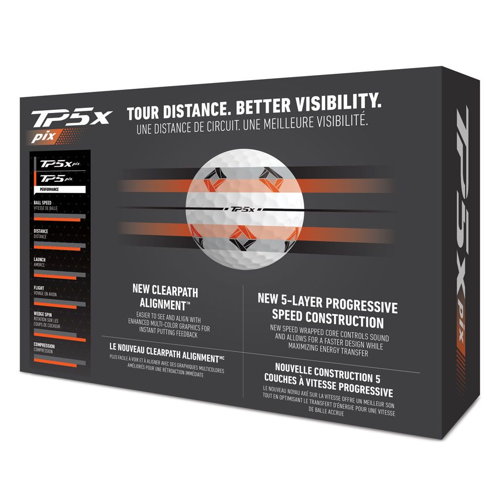 TAYLORMADE TaylorMade TP5 X pix Golf Balls 2024