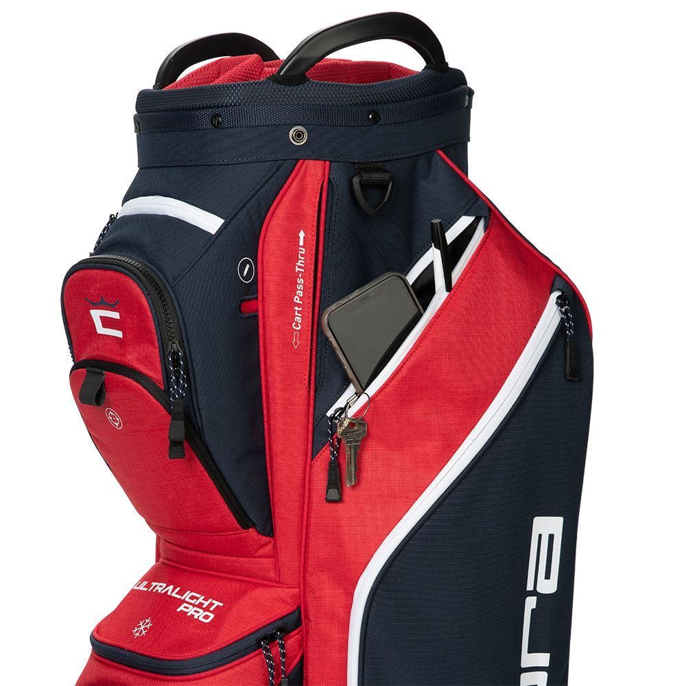 COBRA Cobra Ultralight Pro Cart Bag - Navy/Red