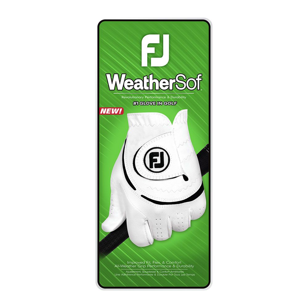 FOOTJOY FootJoy WeatherSof Glove White For the Right Handed Golfer