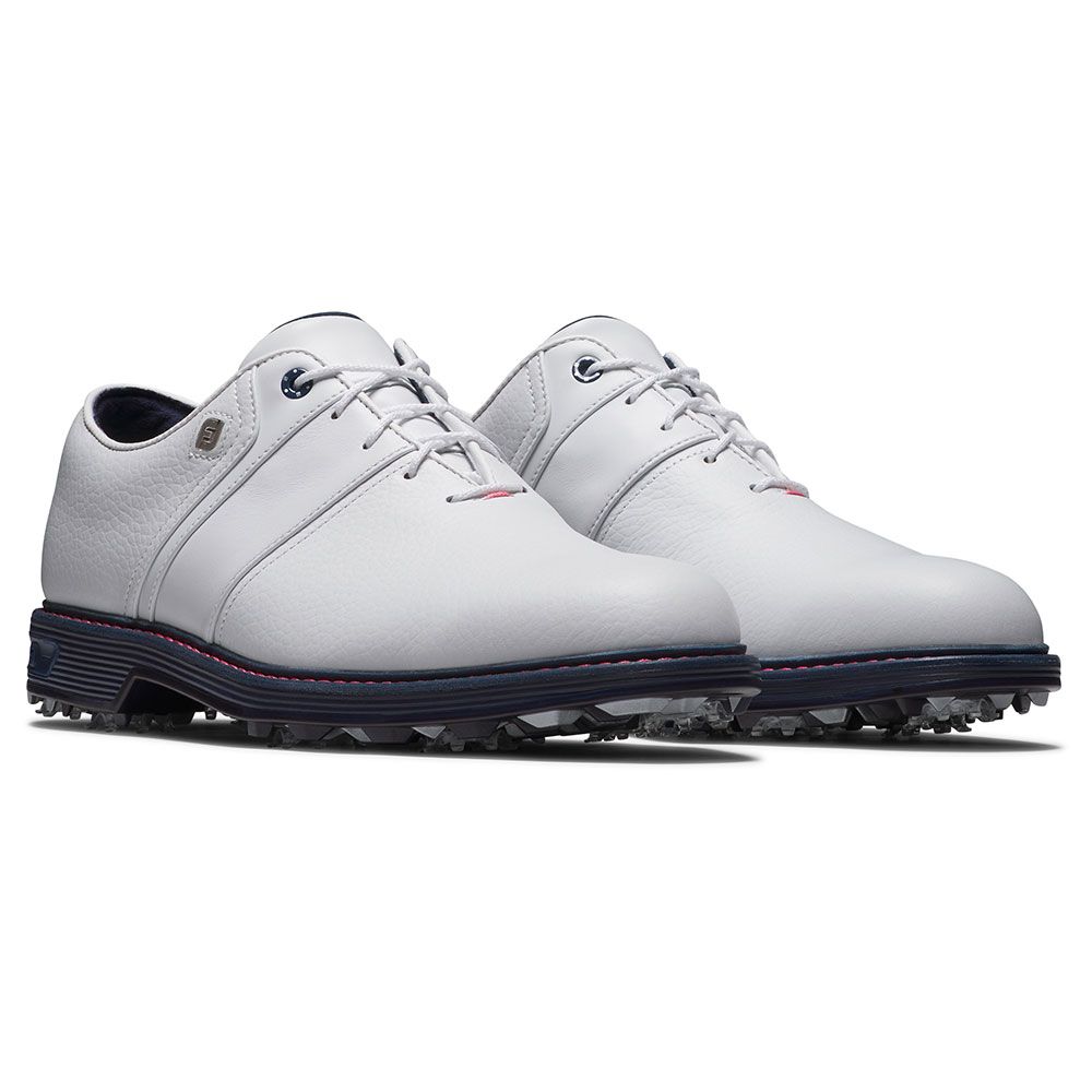 FOOTJOY Footjoy Premiere Packard Golf Shoes White Navy Pink 54543