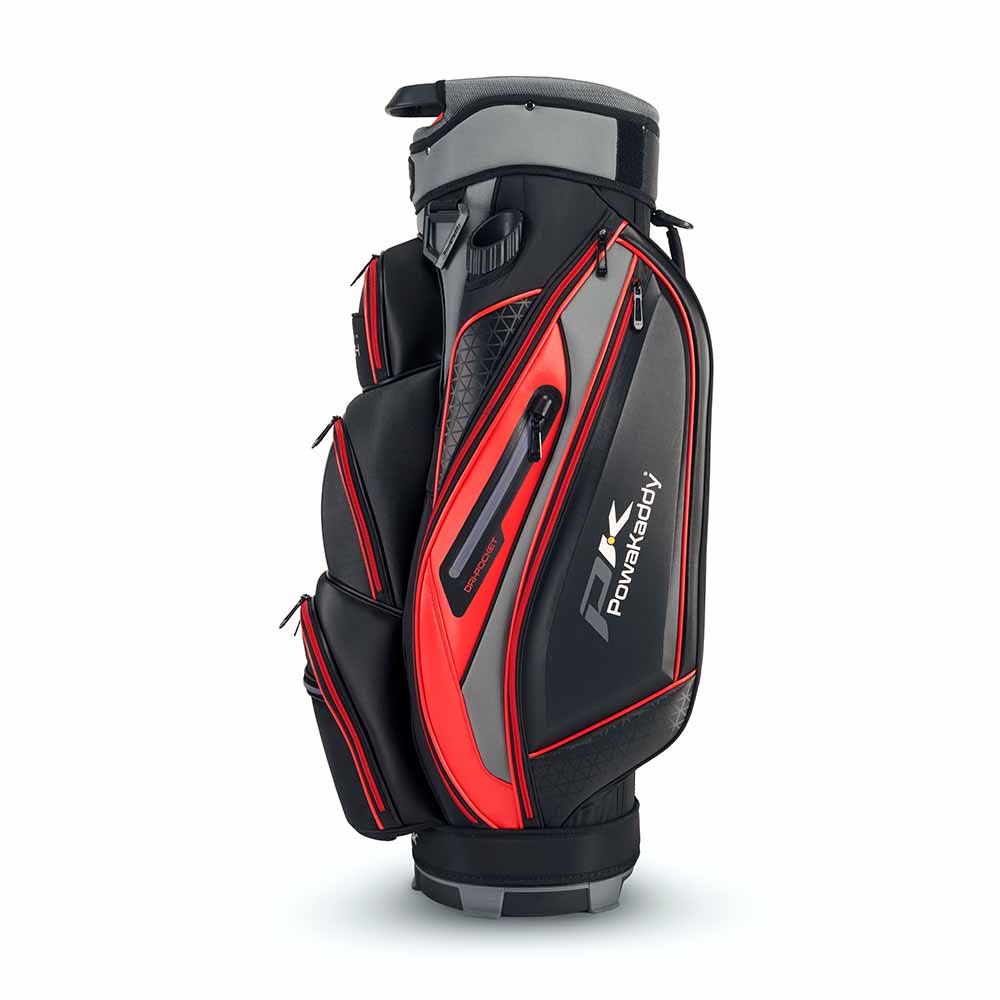 POWAKADDY PowaKaddy Premium Tech Cart Bag Black Red