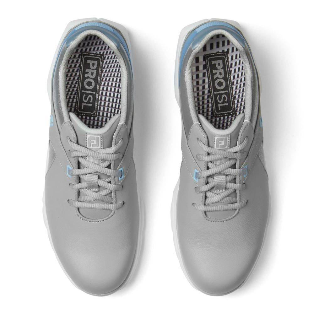 FOOTJOY Footjoy Ladies Pro SL Golf Shoes - Grey/Blue - 98118