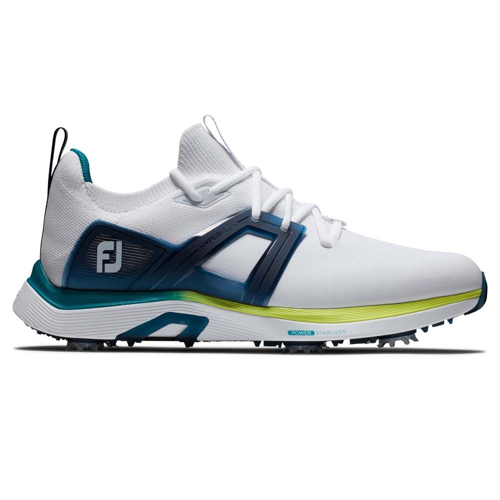 FOOTJOY Footjoy Hyperflex Golf Shoes White Lime Navy 51075