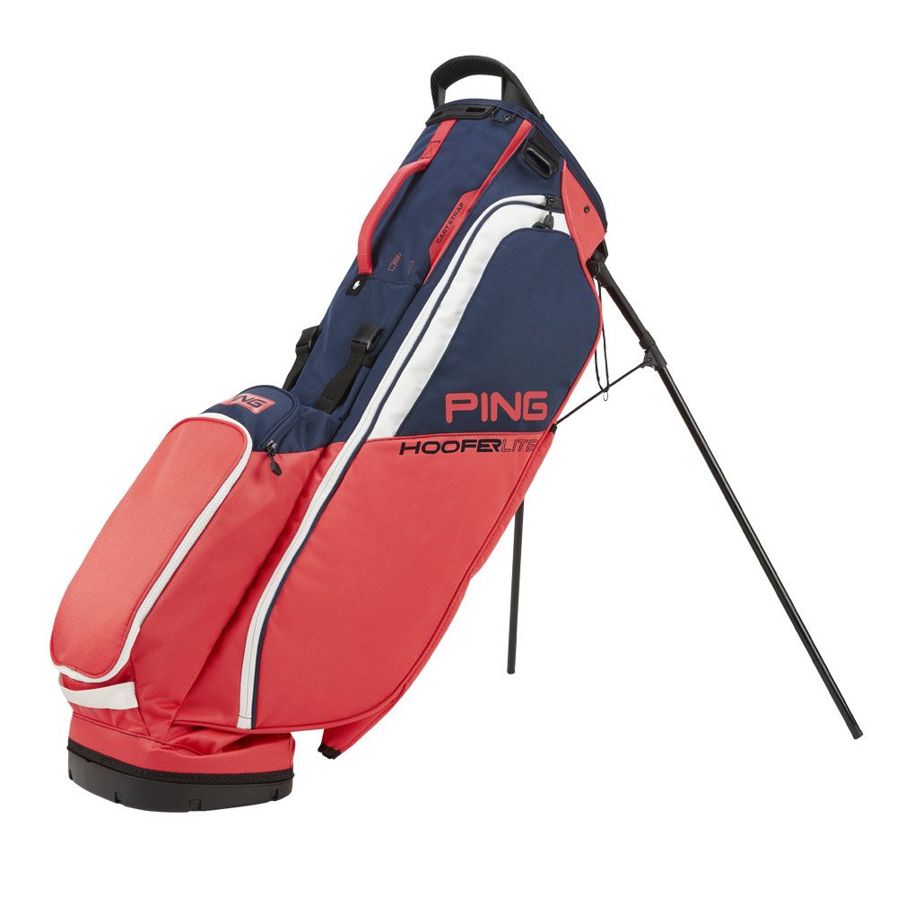 PING Ping HooferLITE Stand Bag Red Navy White