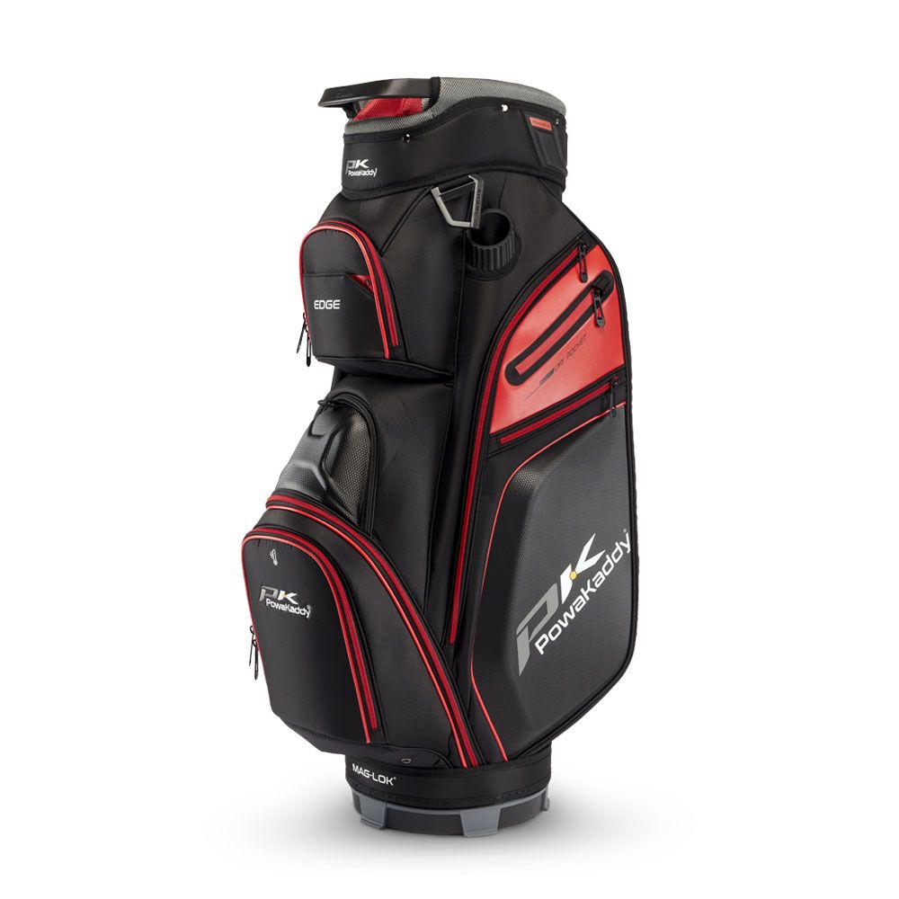 POWAKADDY Powakaddy Edge Cart Bag Black Red 2025