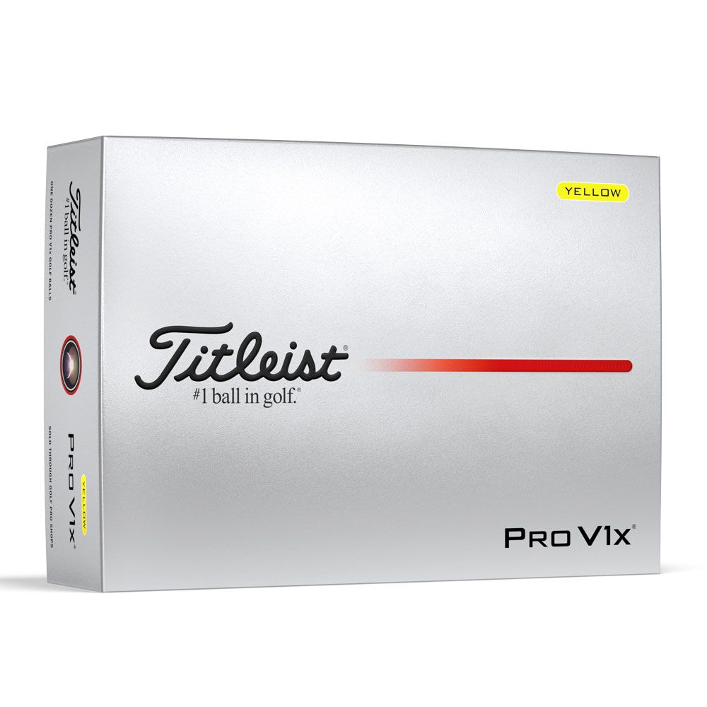 TITLEIST Titleist 2025 PRO V1x Yellow Dozen Golf Balls