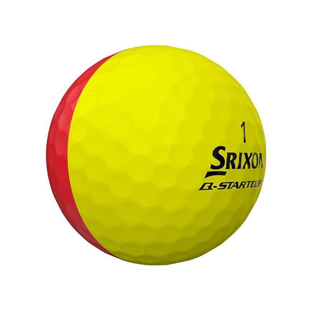 SRIXON Srixon Q Star Tour Divide Yellow/Red Golf Balls