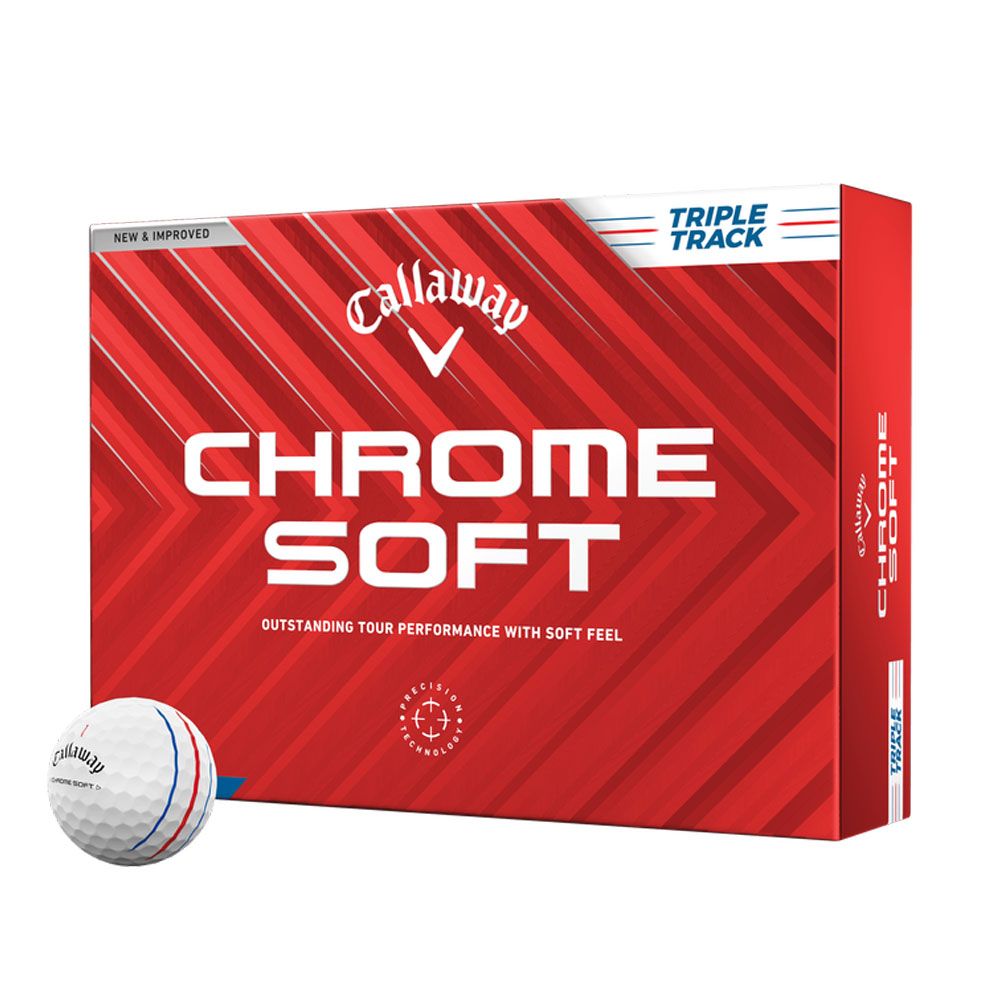 CALLAWAY Callaway Chrome Soft Triple Track Dozen Pack 2024