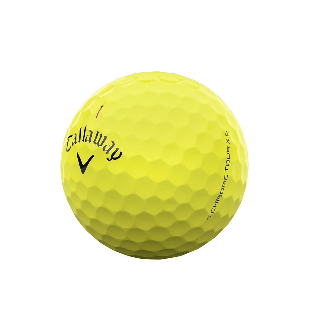 CALLAWAY Callaway Chrome Tour X Yellow Dozen Pack