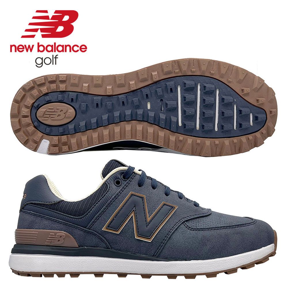 NEW BALANCE New Balance 574 Greens V2 Golf Shoes Navy MG574