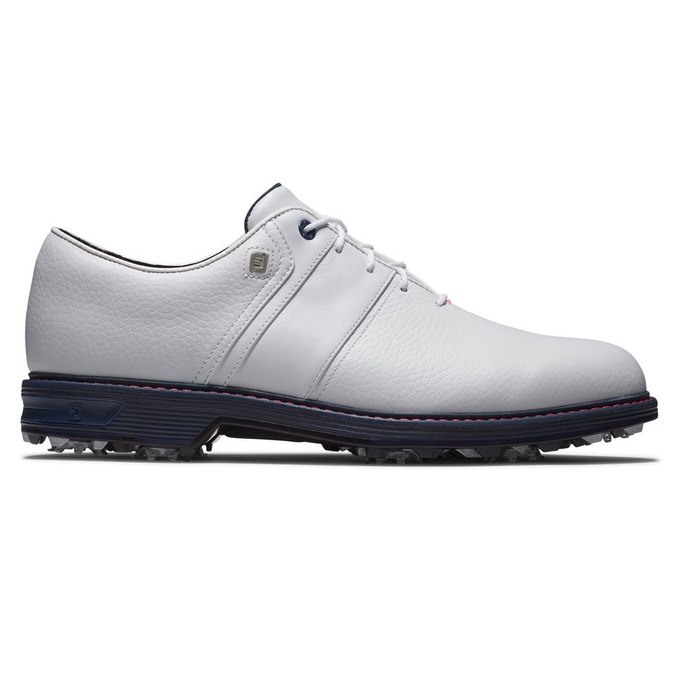 FOOTJOY Footjoy Premiere Packard Golf Shoes White Navy Pink 54543