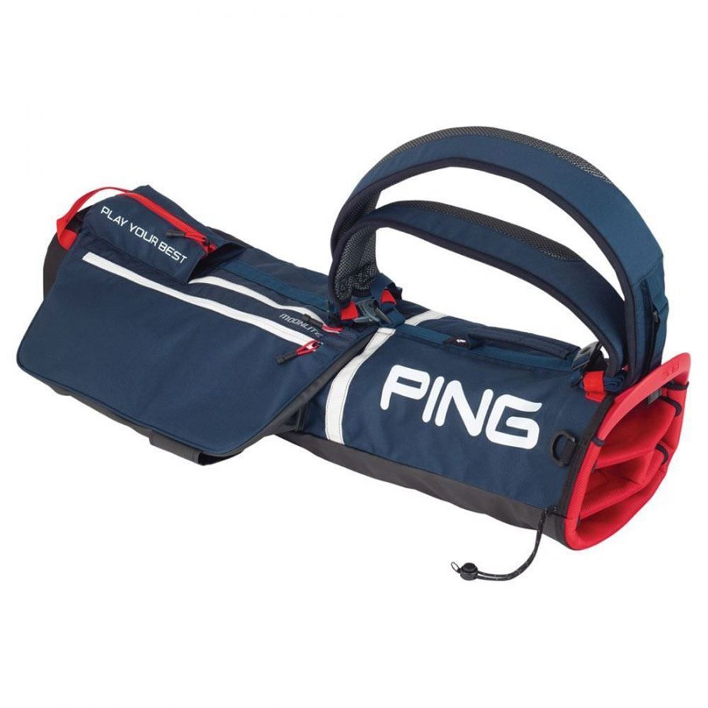 PING Ping Moonlite Navy/White/Scarlet Bag