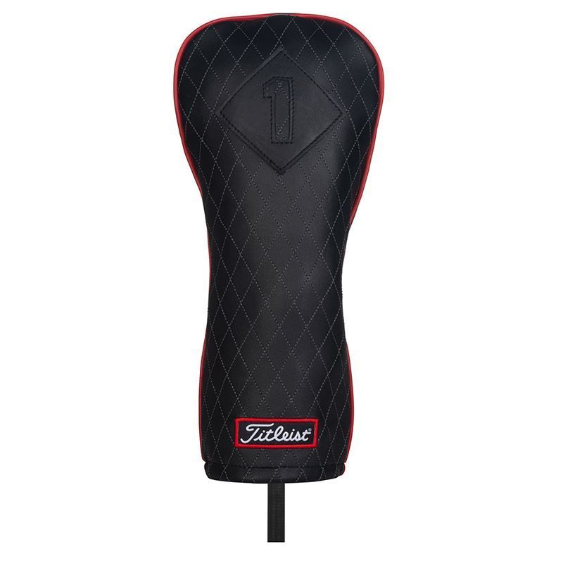 TITLEIST Titleist Jet Black Leather Headcover Driver