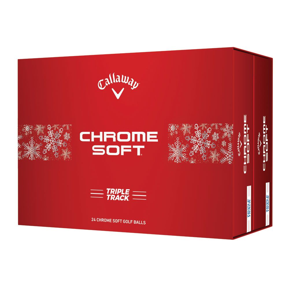 CALLAWAY Callaway Chrome Soft Triple Track Holiday 2 Dozen Golf Balls