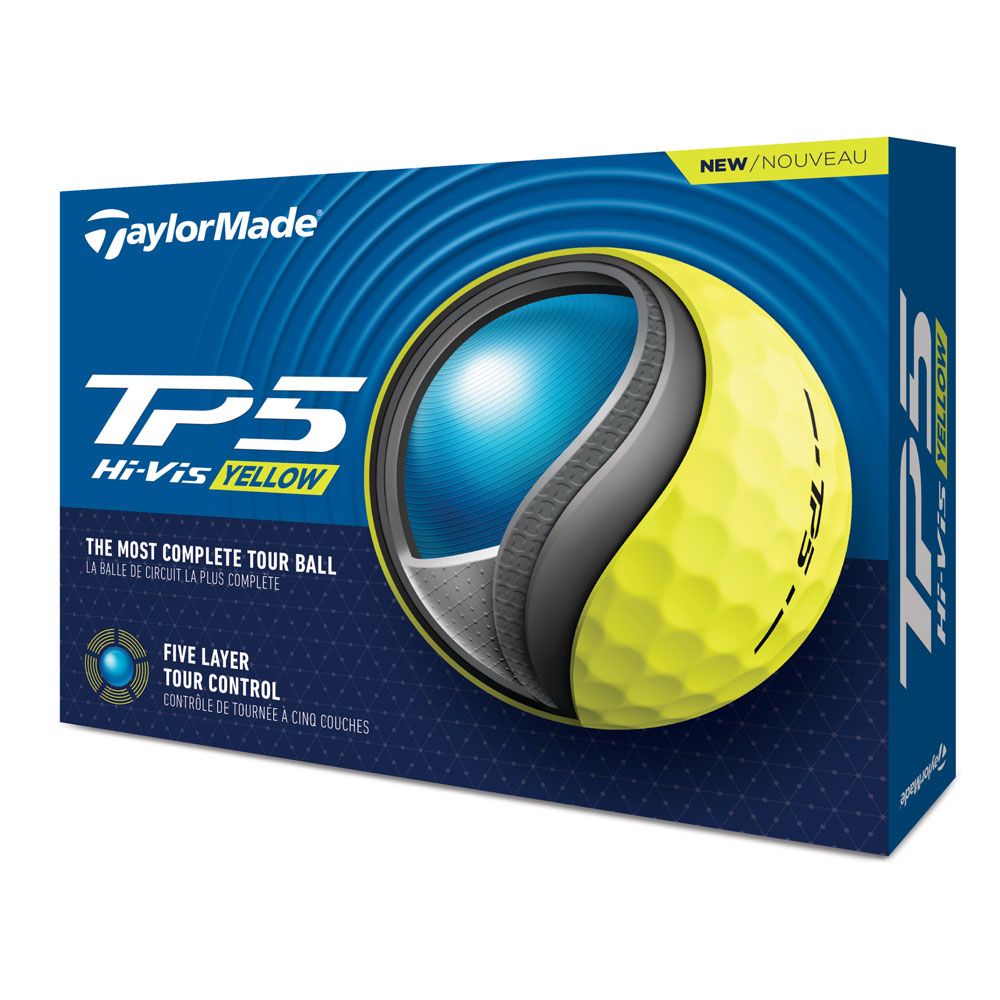 TAYLORMADE TaylorMade TP5 Yellow Golf Balls 2024