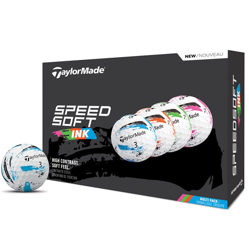 TAYLORMADE TaylorMade SpeedSoft Ink Multipack Golf Balls