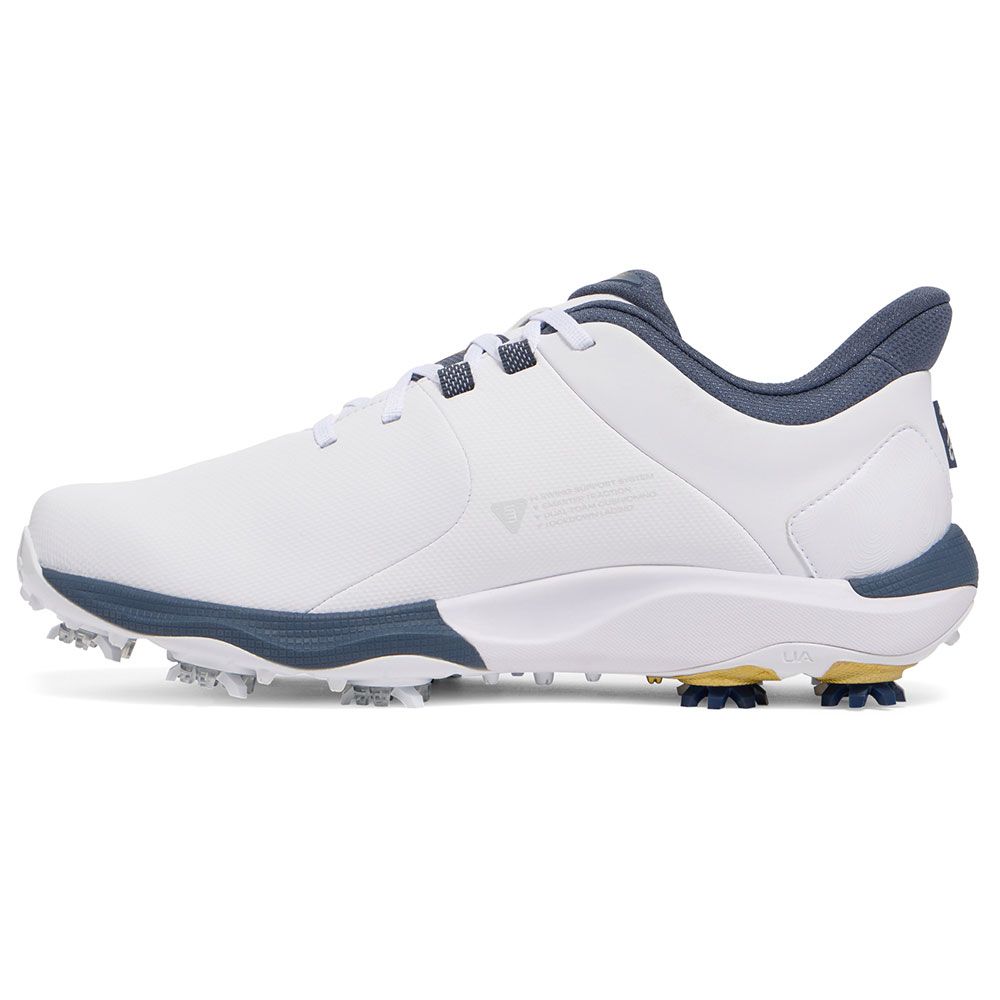 UNDER ARMOUR Under Armour Drive Pro Wide Golf Shoes White Downpour