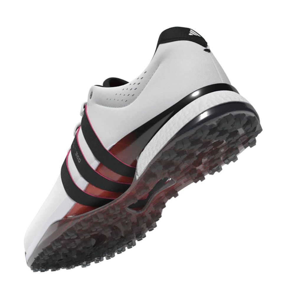 ADIDAS adidas TOUR360 25 Spikeless Golf Shoes White Red