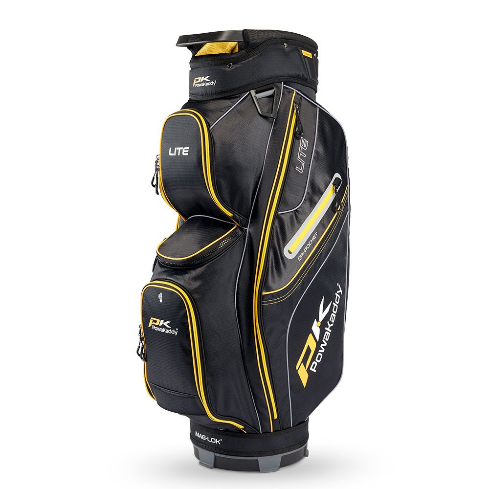 POWAKADDY Powakaddy Lite Cart Bag Black Yellow