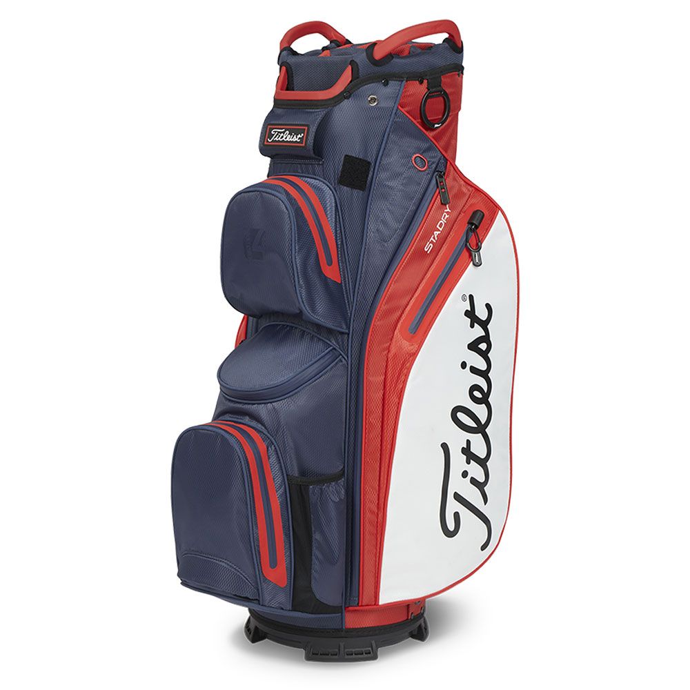 TITLEIST Titleist Cart 14 StaDry Golf Bag 24 - NVY/WHT/RED