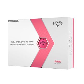 Callaway Supersoft 2023 Pink Dozen Golf Balls