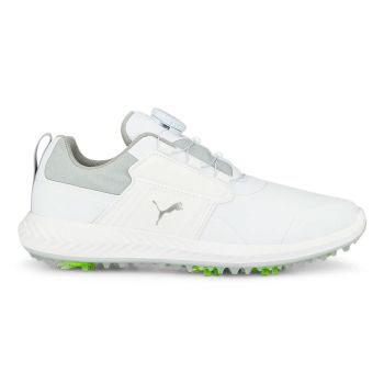 Puma IGNITE PWRCAGE Junior Golf Shoes White 376784